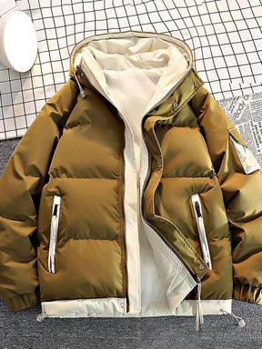 Jaqueta Masculina de Inverno com Capuz – Parka Grossa Quente e à Prova de Vento - Altino