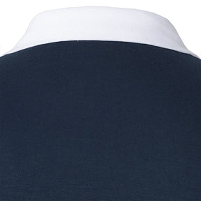 Camisa Polo Masculina Poliéster cor sólida com zíper