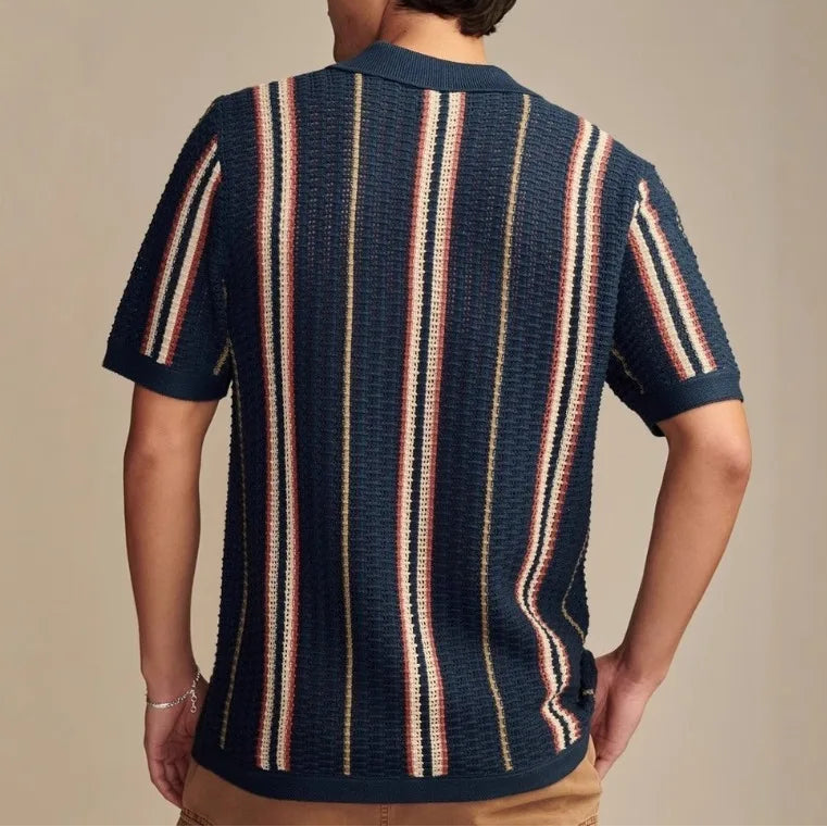 Camisa de punto de verano para hombre 