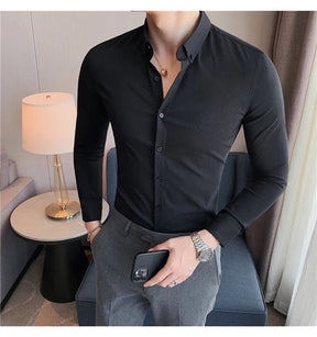 Camisa Masculina Ajuste Fino Outono 2025 - Altino