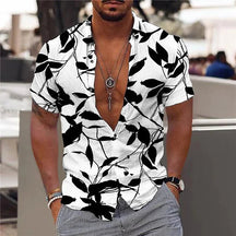 Camisa Slim Fit Floral Masculina - Estilo e Conforto - Altino