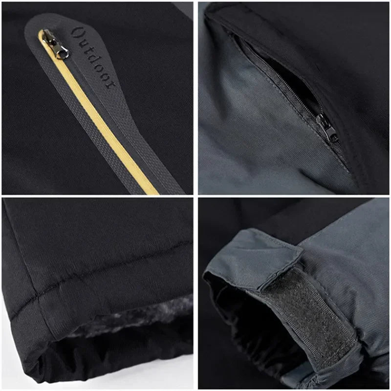 Jaqueta Masculina Térmica Inverno 2025 - Impermeável, Forrada com Lã, Capuz - Altino