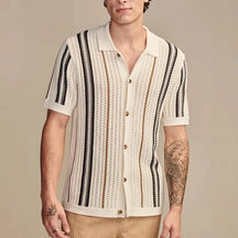 Camisa de punto de verano para hombre 