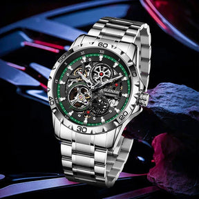 Relógio Masculino Automático Steampunk Glenaw - Altino