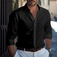 Camisa Masculina de Seda Confortável - Altino