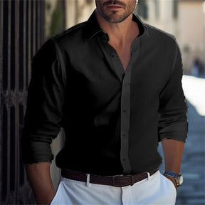 Camisa Masculina de Seda Confortável - Altino