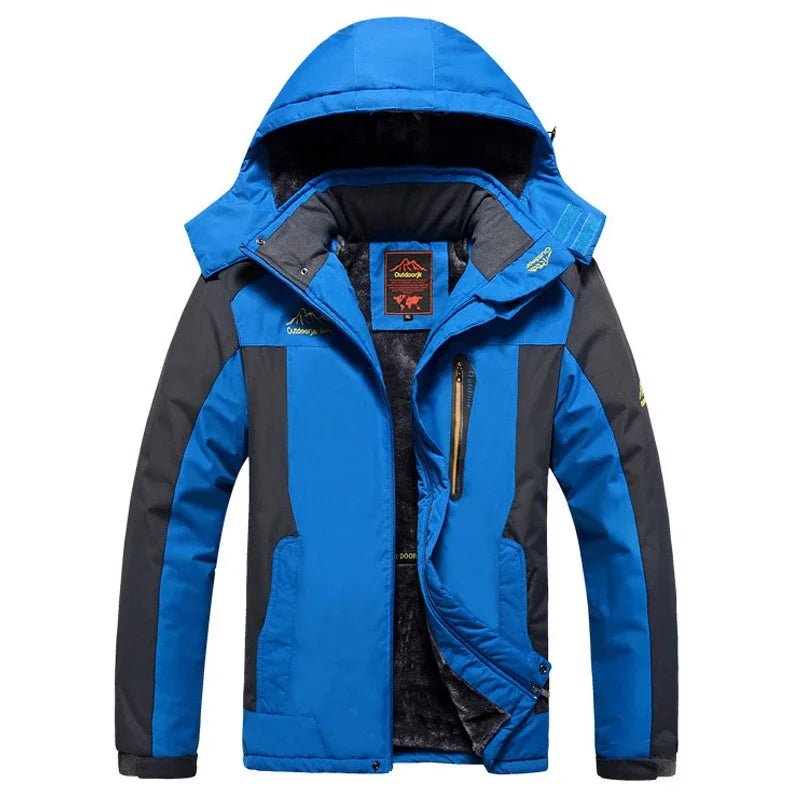 Jaqueta Masculina Térmica Inverno 2025 - Impermeável, Forrada com Lã, Capuz - Altino