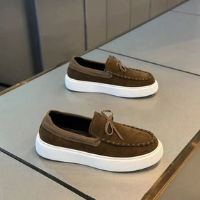Mocassim Masculino de Couro Respirável – Slip - On Confortável para Estilo Casual Todos os Dias - Altino