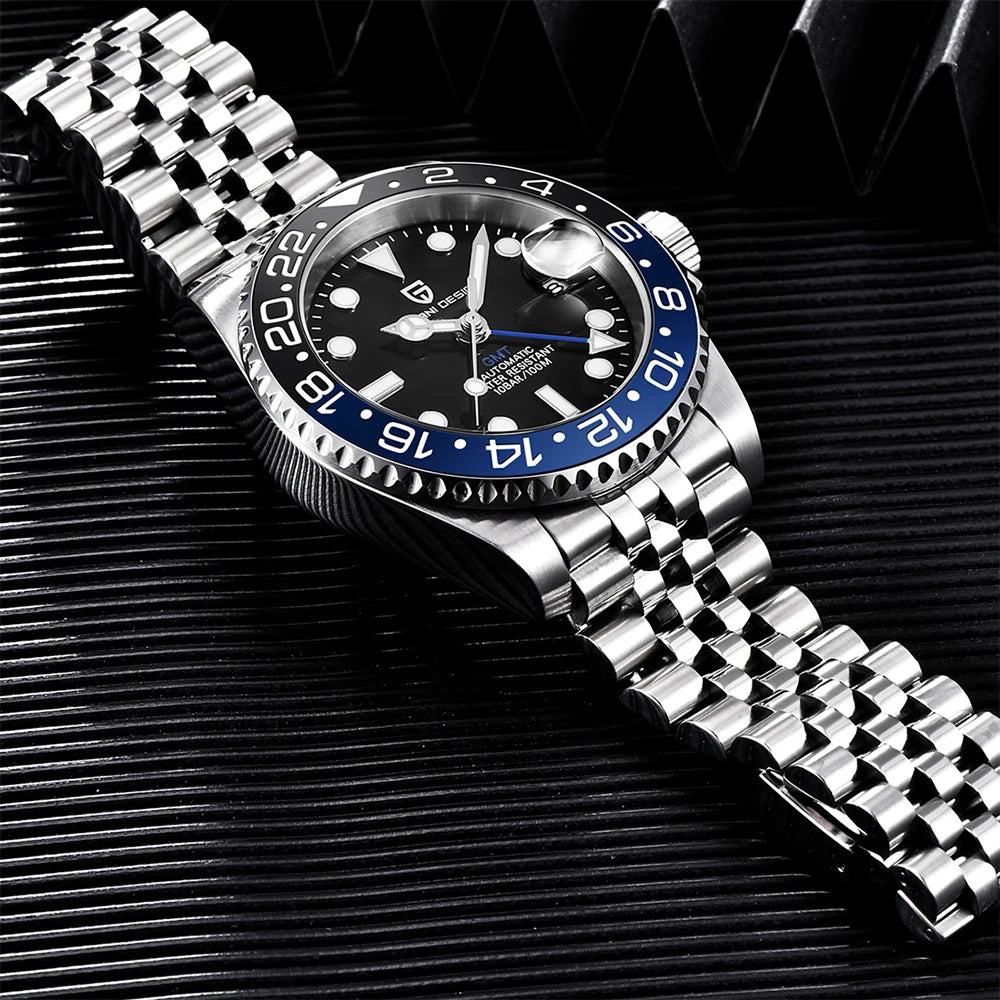 Relógio Automático Masculino PAGANI DESIGN GMT 40mm - Altino
