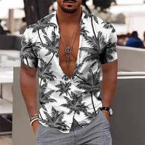 Camisa Slim Fit Floral Masculina - Estilo e Conforto - Altino