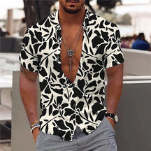 Camisa Slim Fit Floral Masculina - Estilo e Conforto - Altino