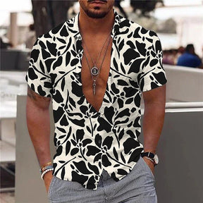 Camisa Slim Fit Floral Masculina - Estilo e Conforto - Altino