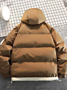 Jaqueta Masculina de Inverno com Capuz – Parka Grossa Quente e à Prova de Vento - Altino