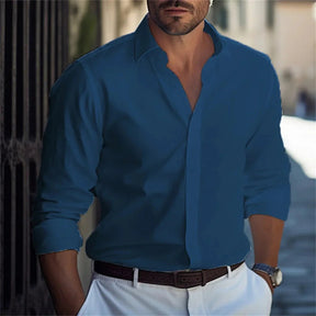 Camisa Masculina de Seda Confortável - Altino