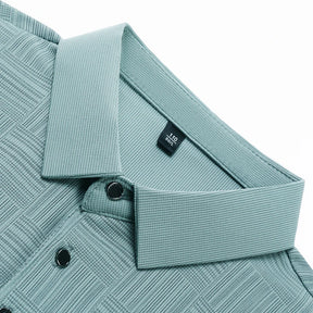 Camisa polo casual de manga curta masculina, camisa de algodão estampada, top confortável e respirável, nova moda, 2024