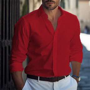 Camisa Masculina de Seda Confortável - Altino