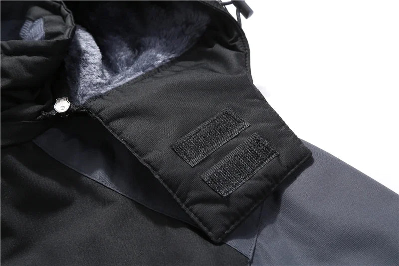 Jaqueta Masculina Térmica Inverno 2025 - Impermeável, Forrada com Lã, Capuz - Altino