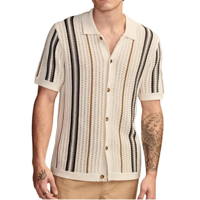 Camisa de punto de verano para hombre 