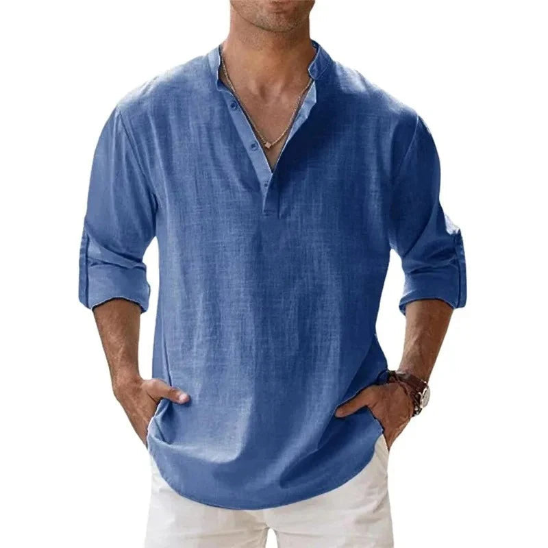 Camisa de Linho Hawaiian