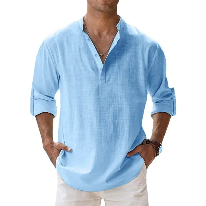 Camisa de Linho Hawaiian