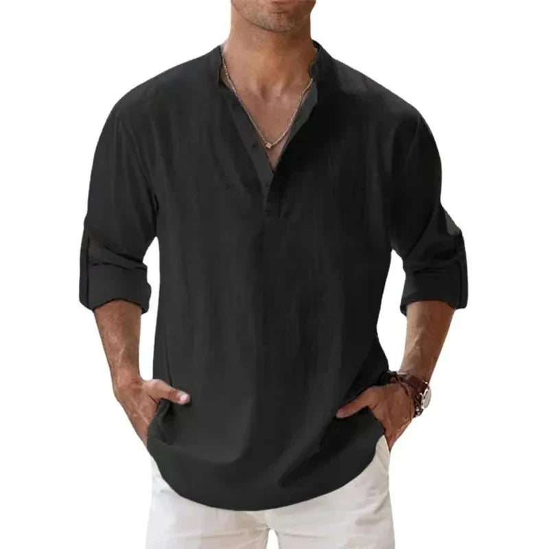 Camisa de Linho Hawaiian