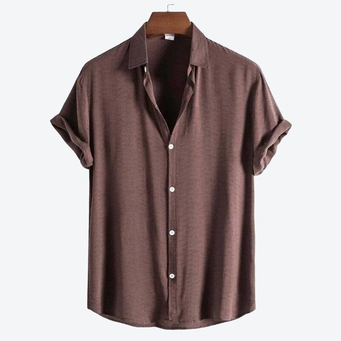 Camisa Manga Curta Lisa Hombre - Altino