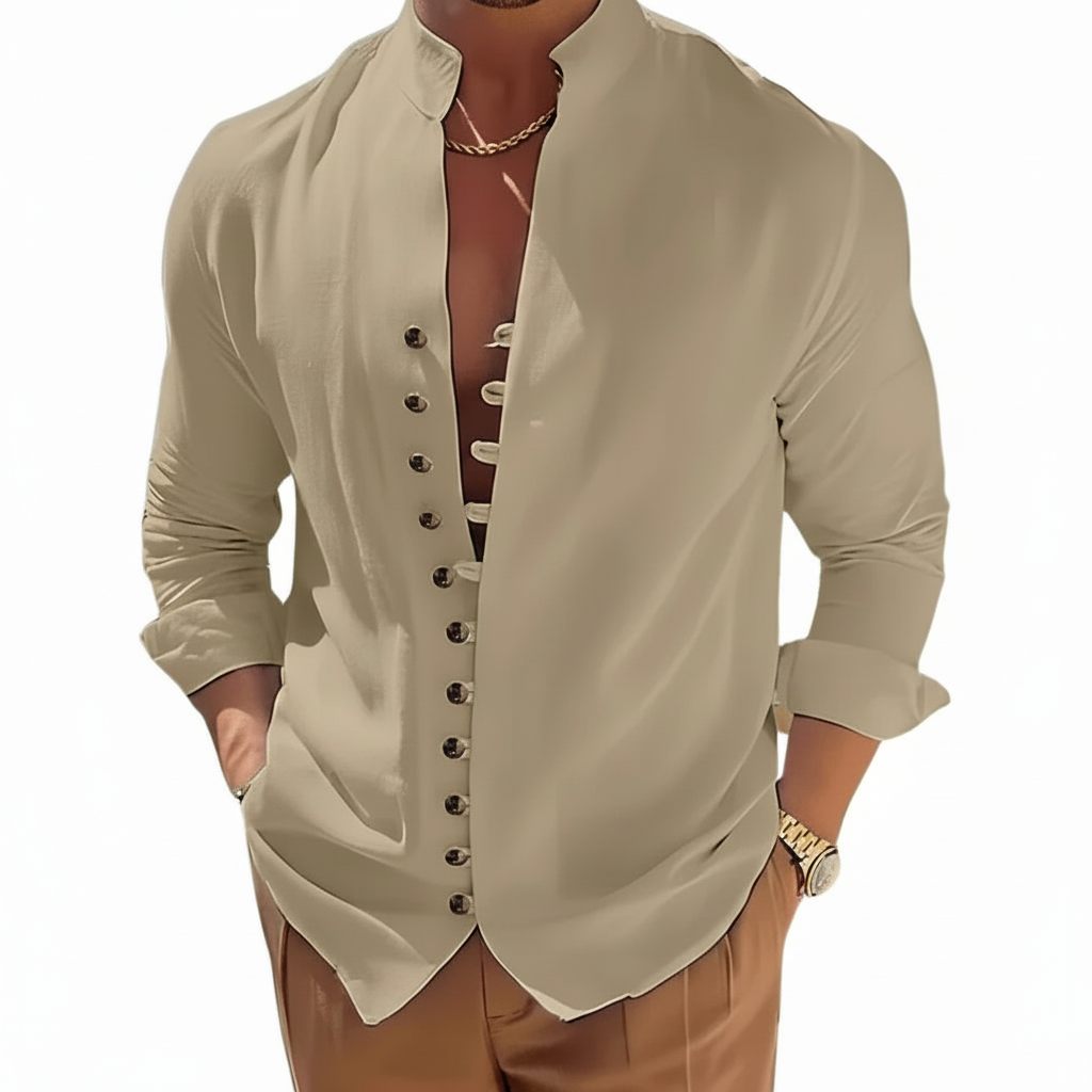 Camisa de Linho Masculino - Luxury Spring - Altino
